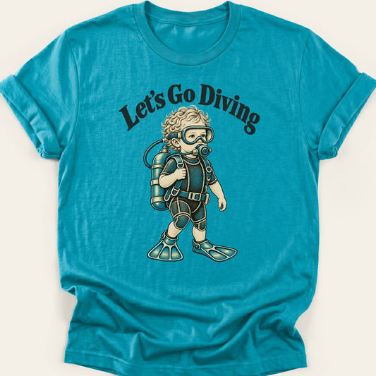 LET’S GO DIVING — SOFTSTYLE TEE