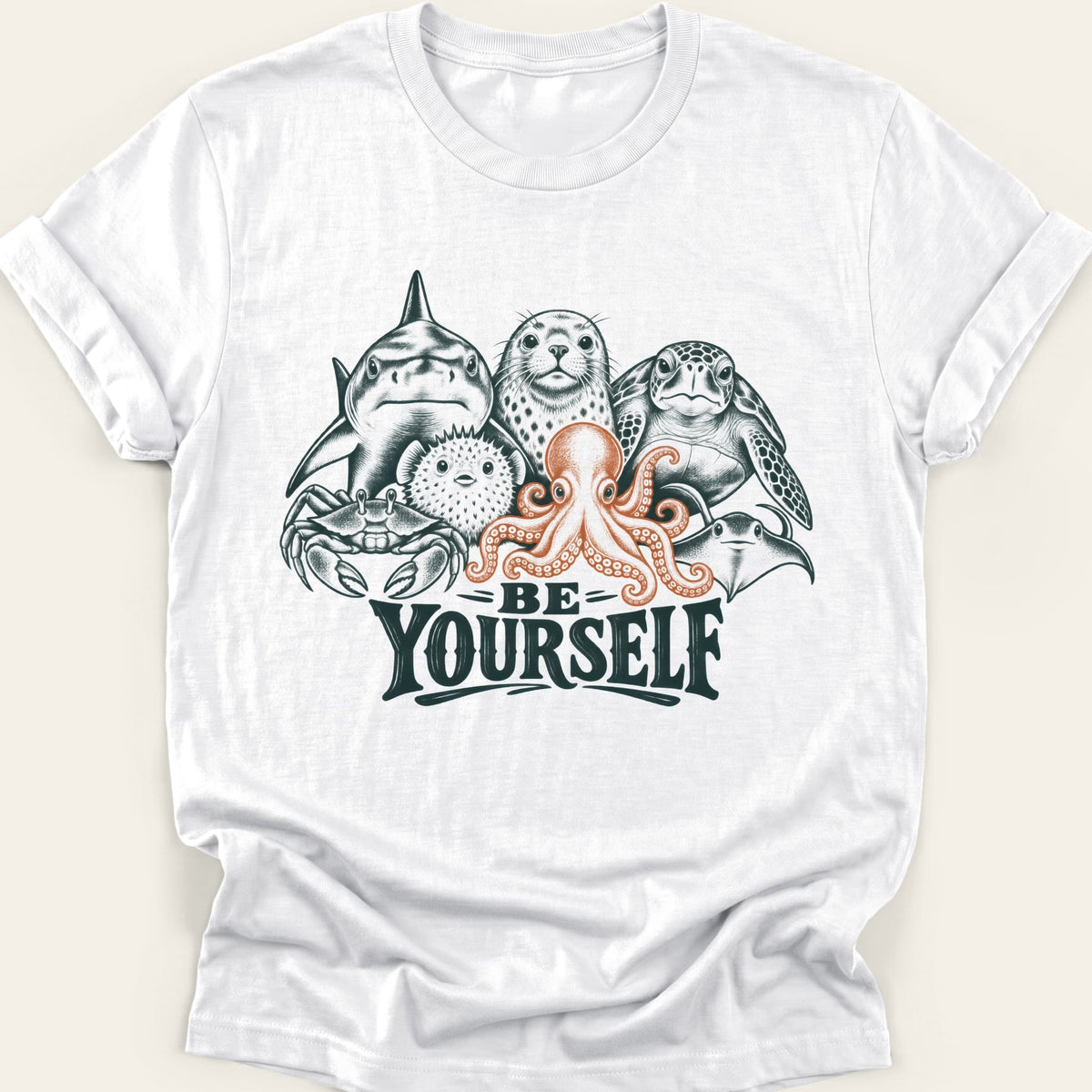 BE YOURSELF — SOFTSTYLE TEE
