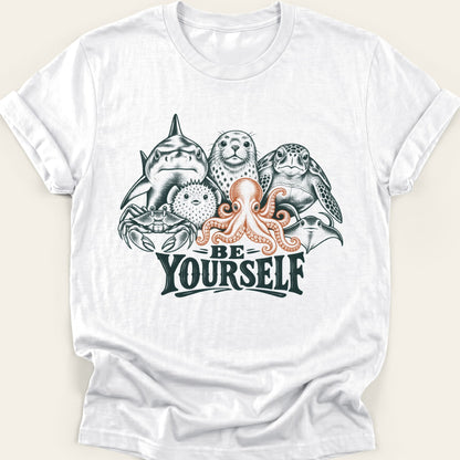 BE YOURSELF — SOFTSTYLE TEE