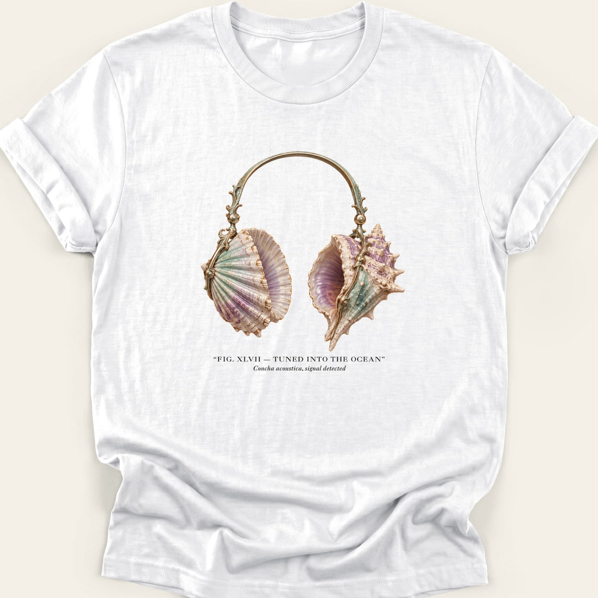 TUNED INTO THE OCEAN — SOFTSTYLE TEE