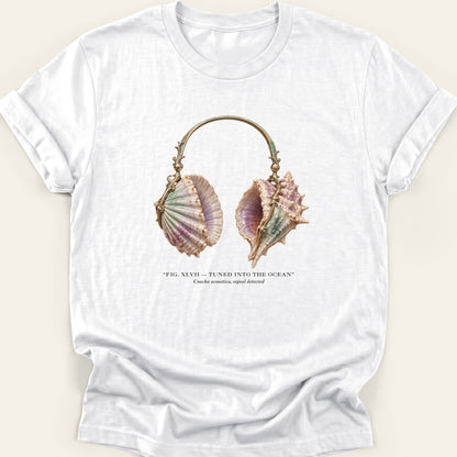TUNED INTO THE OCEAN — SOFTSTYLE TEE